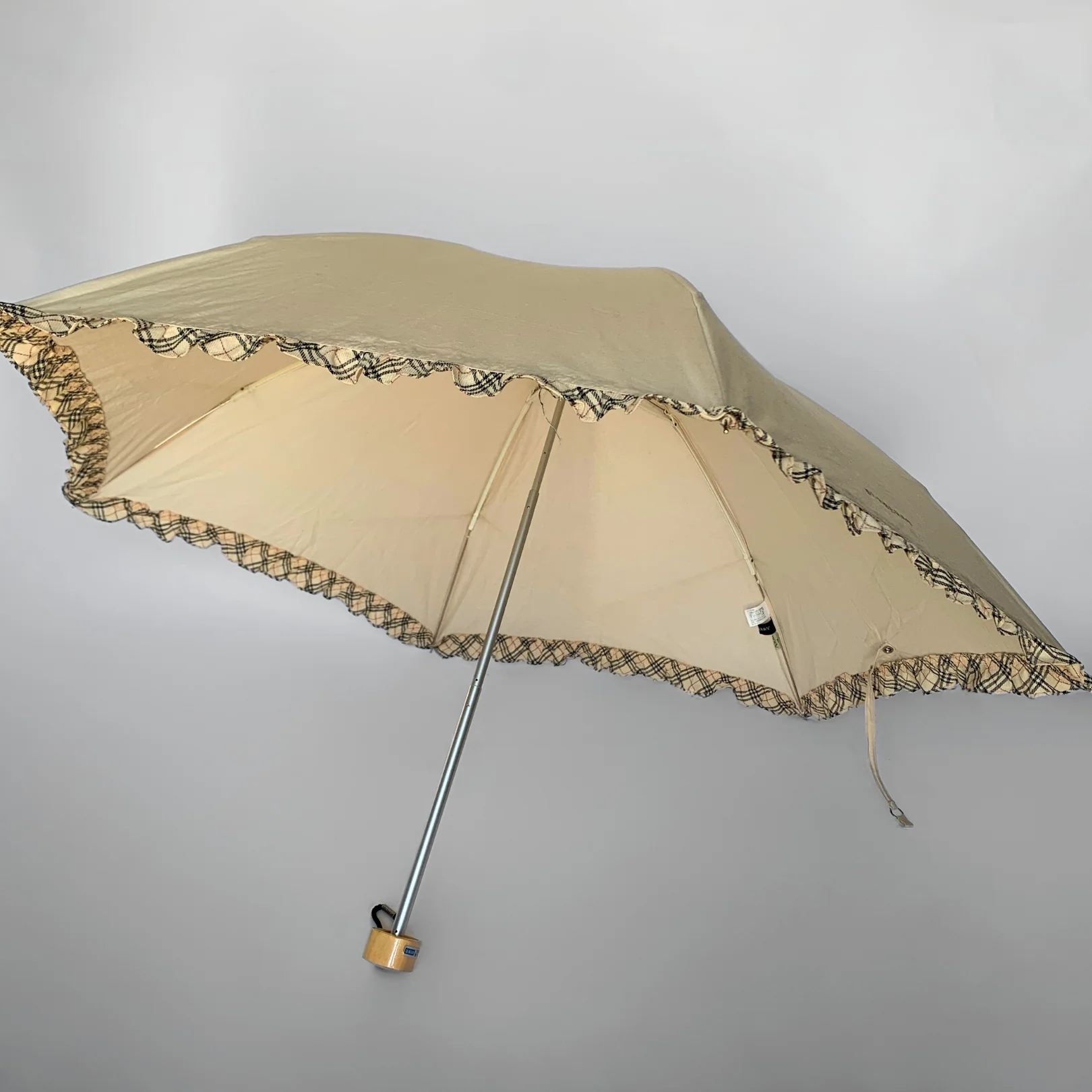 Burberry Umbrella Checkered Fabric - Image 4