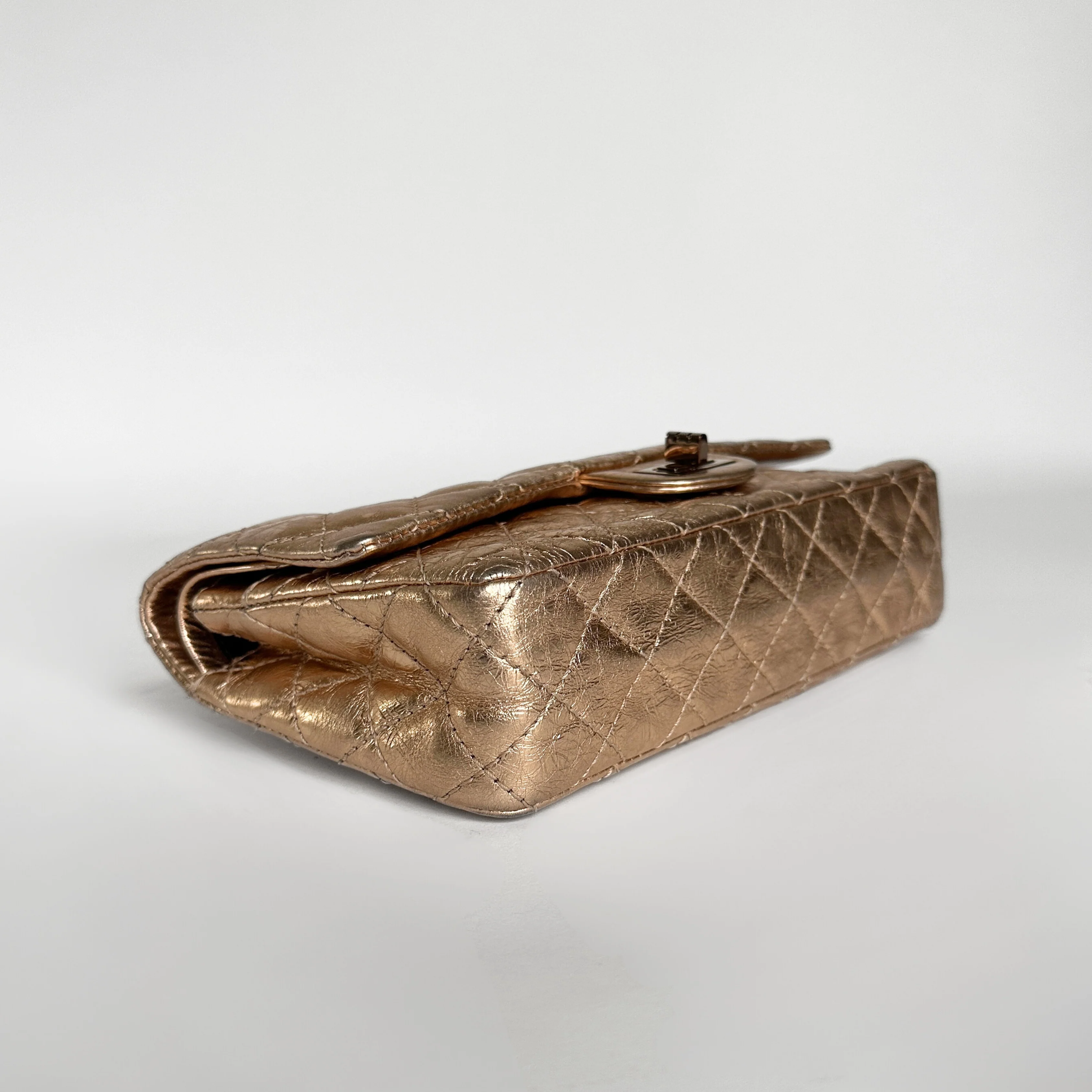 Chanel 2.55 Handbag Aged Calfskin Leather - Image 3