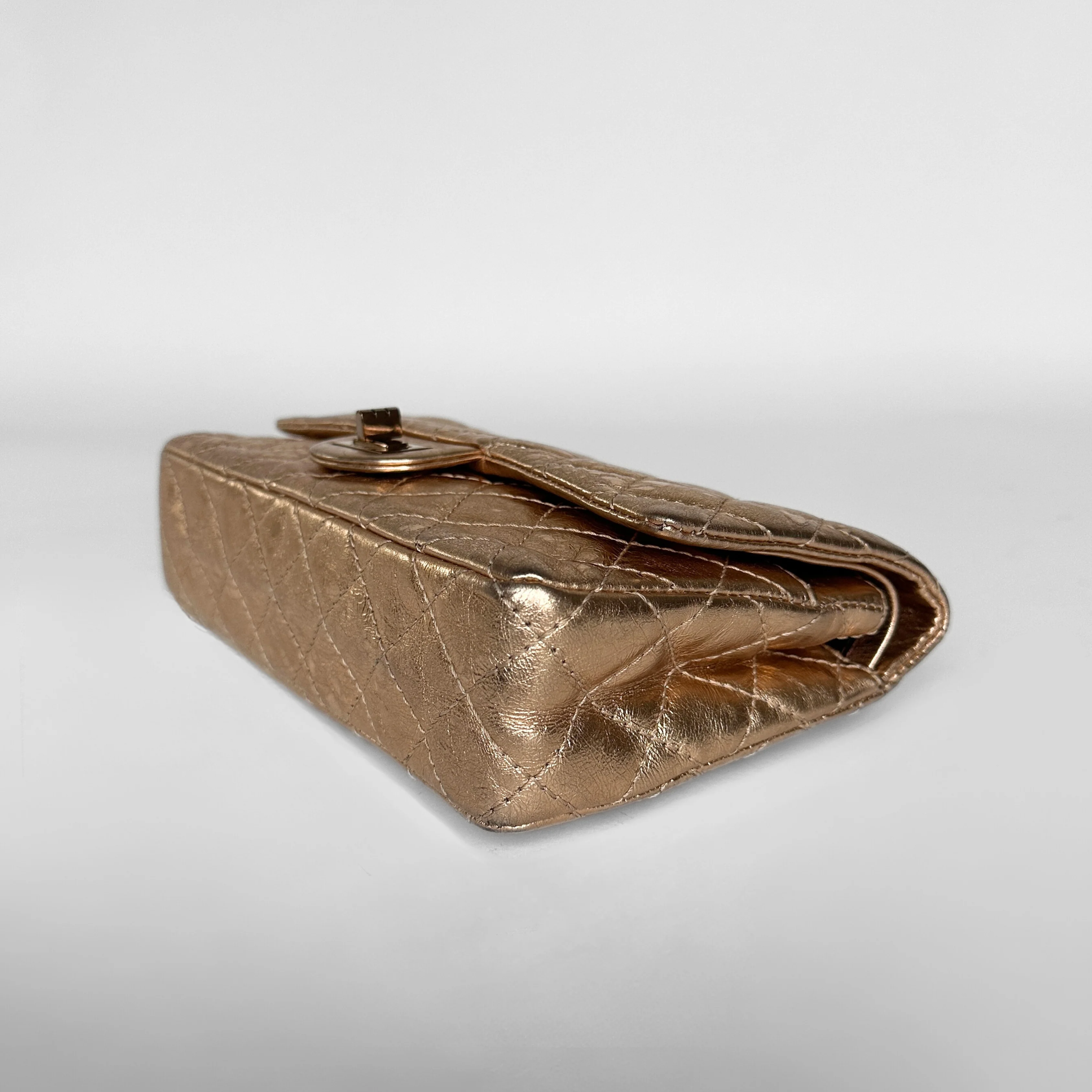 Chanel 2.55 Handbag Aged Calfskin Leather - Image 5