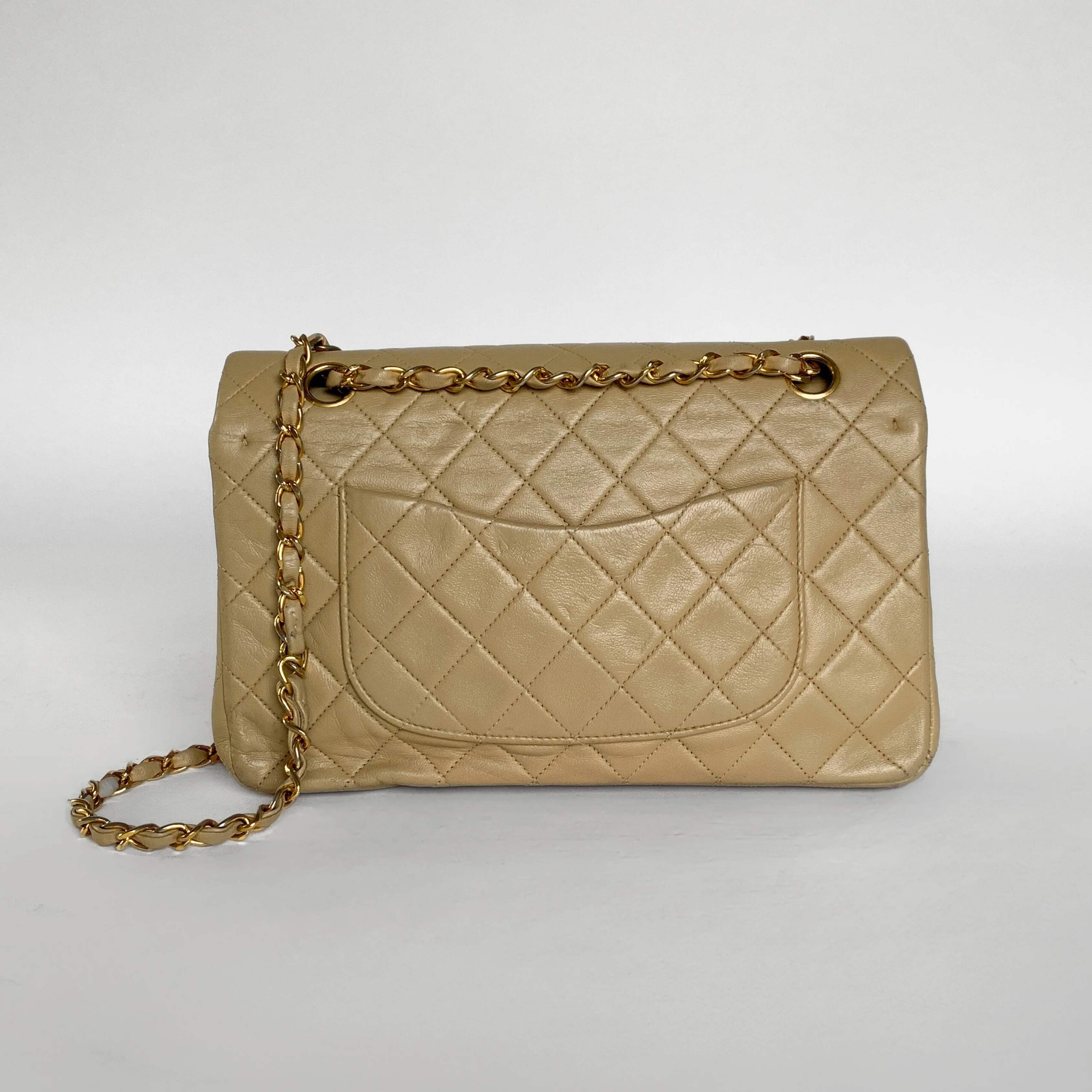 Chanel Classic Flap Bag Medium Lambskin Leather - Image 6