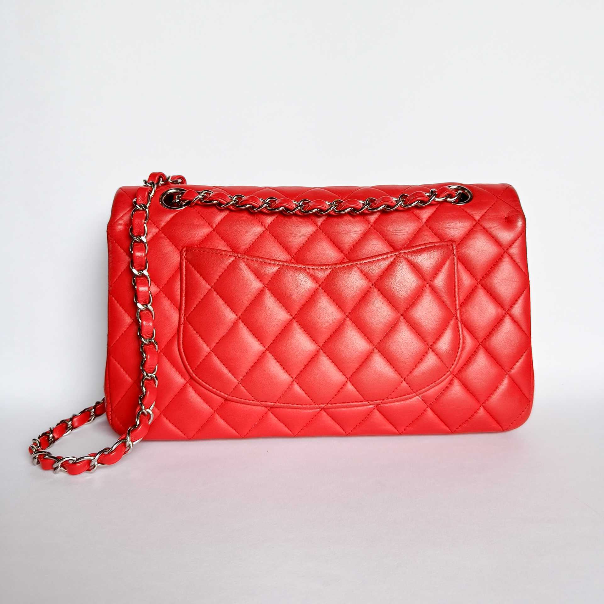 Chanel Classic Flap Bag Medium Lambskin Leather - Image 6