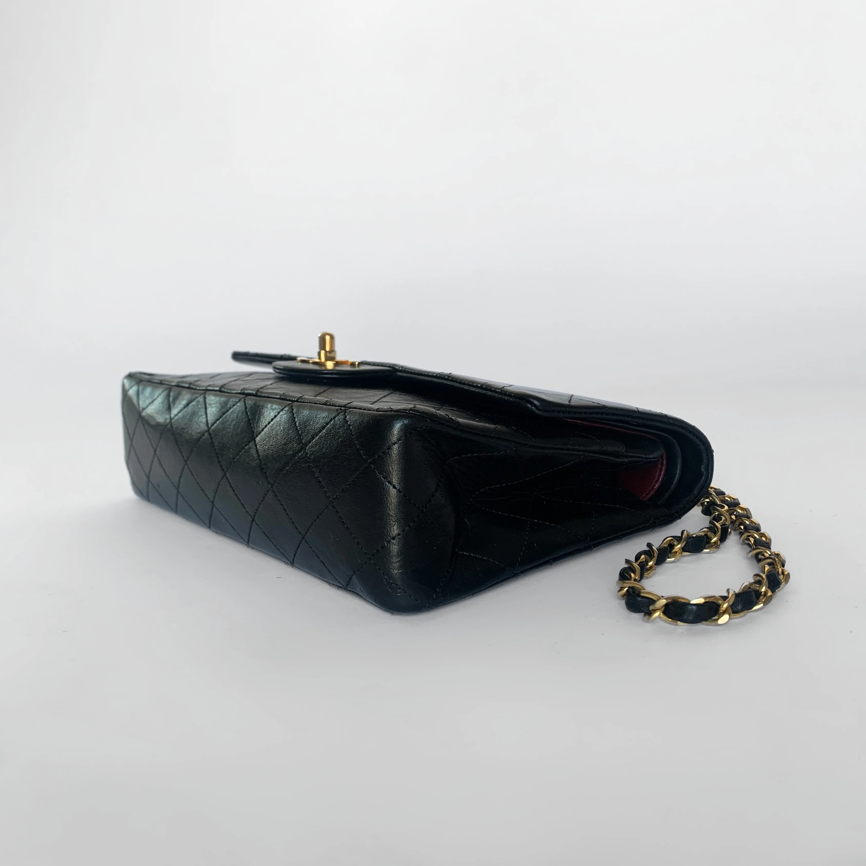 Chanel Classic Flap Bag Medium Lambskin Leather - Image 5