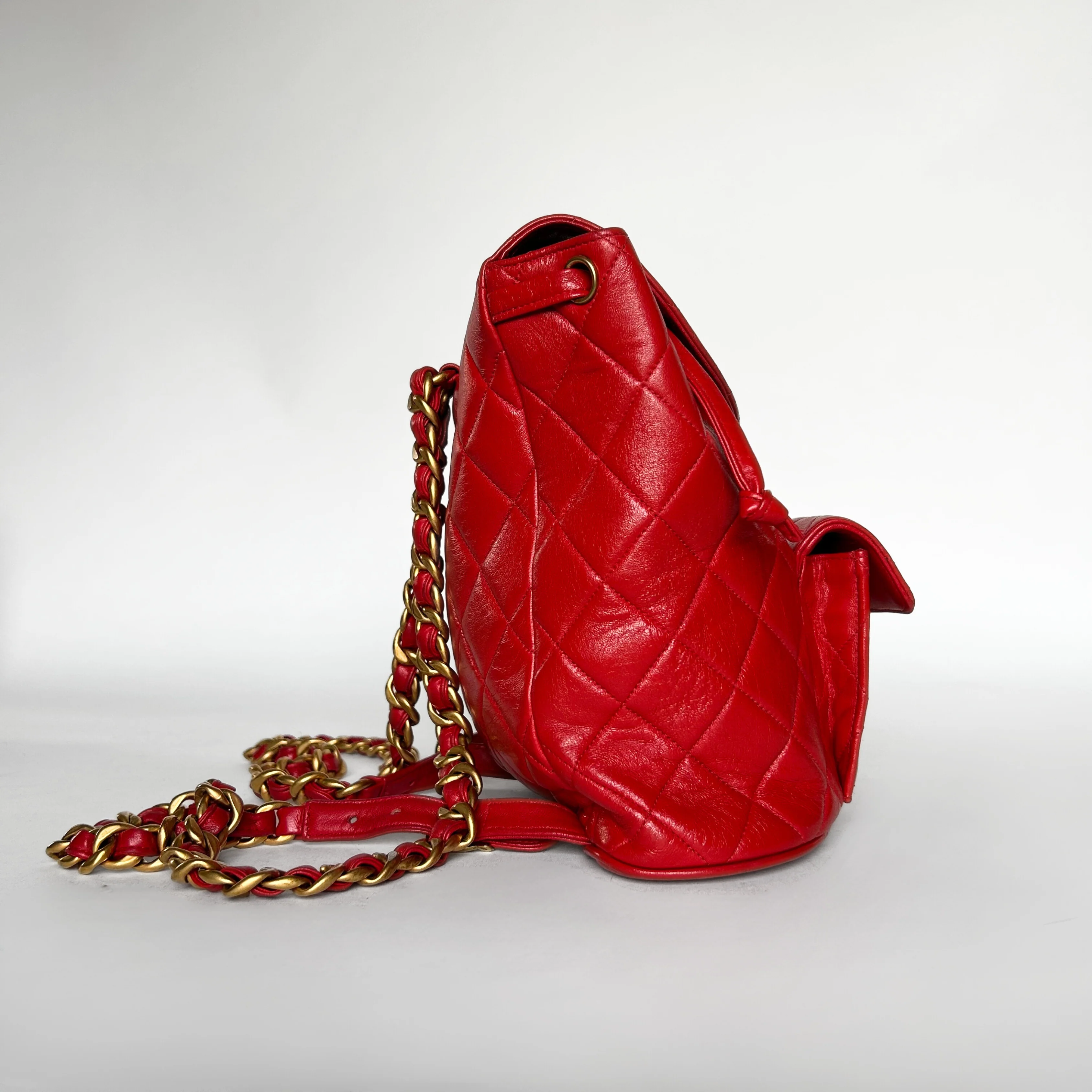 Chanel Duma Backpack Lambskin Leather - Image 3