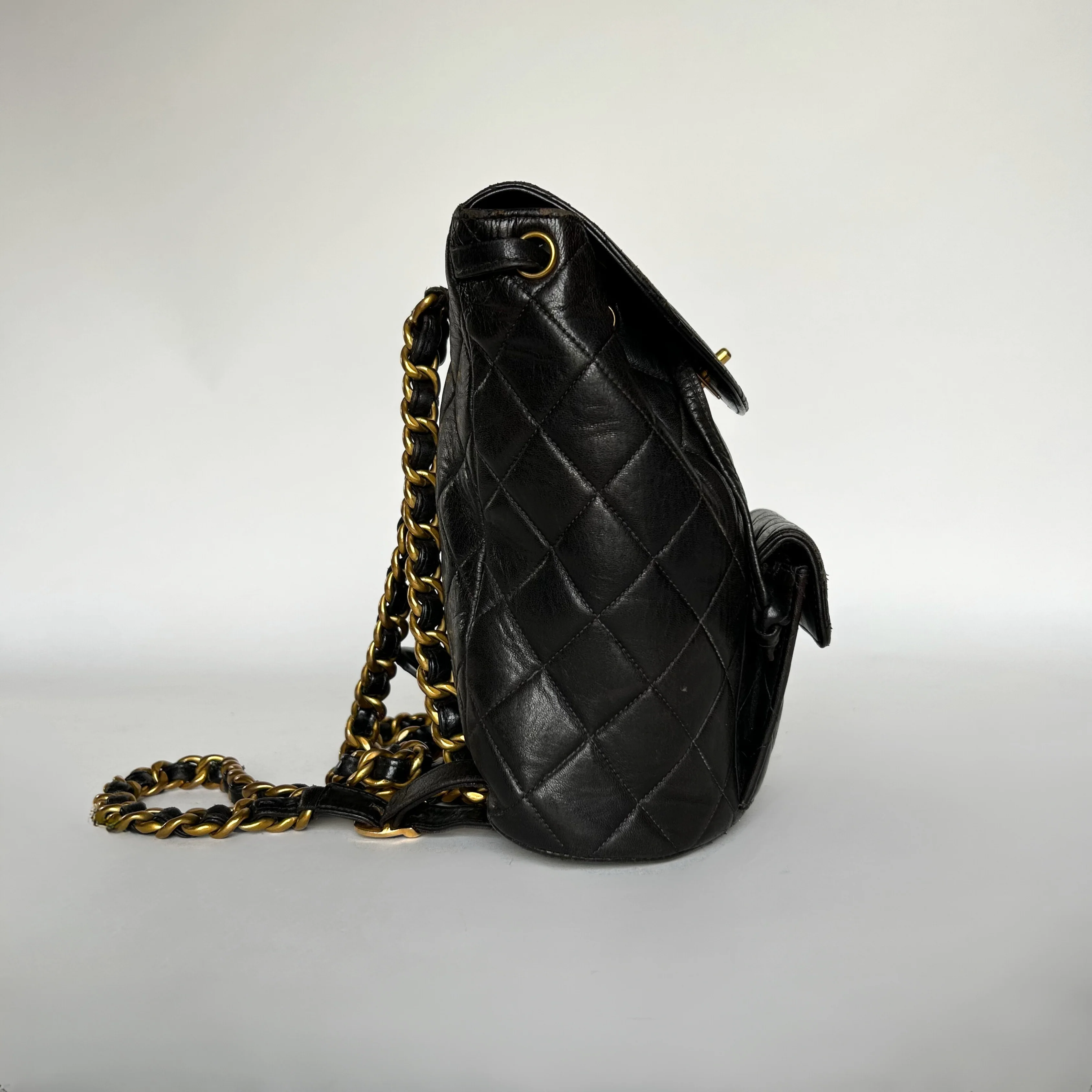 Chanel Duma Backpack Lambskin Leather - Image 4