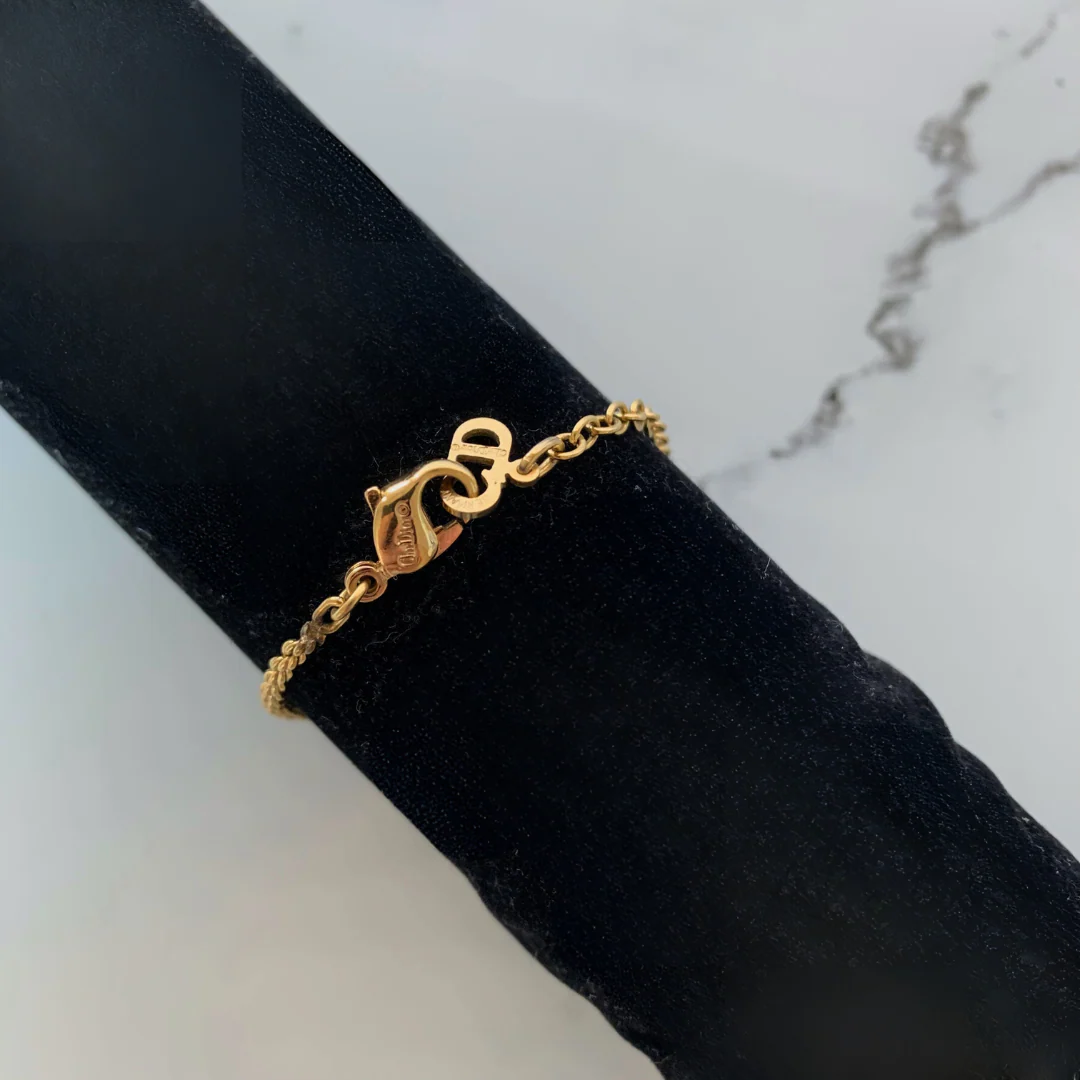 Dior Necklace Gold Colored Metal - Image 3