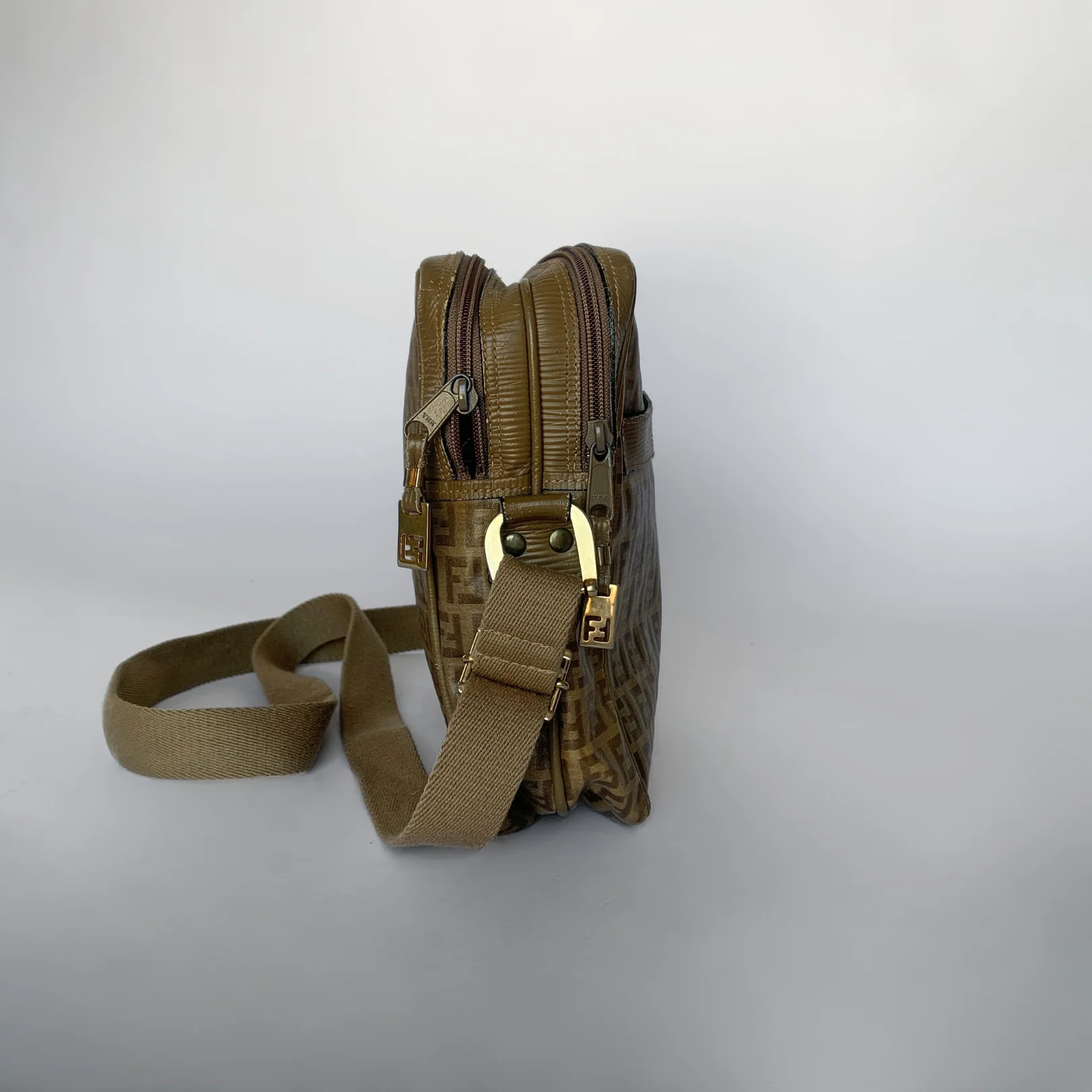 Fendi FF Crossbody Bag PVC - Image 3