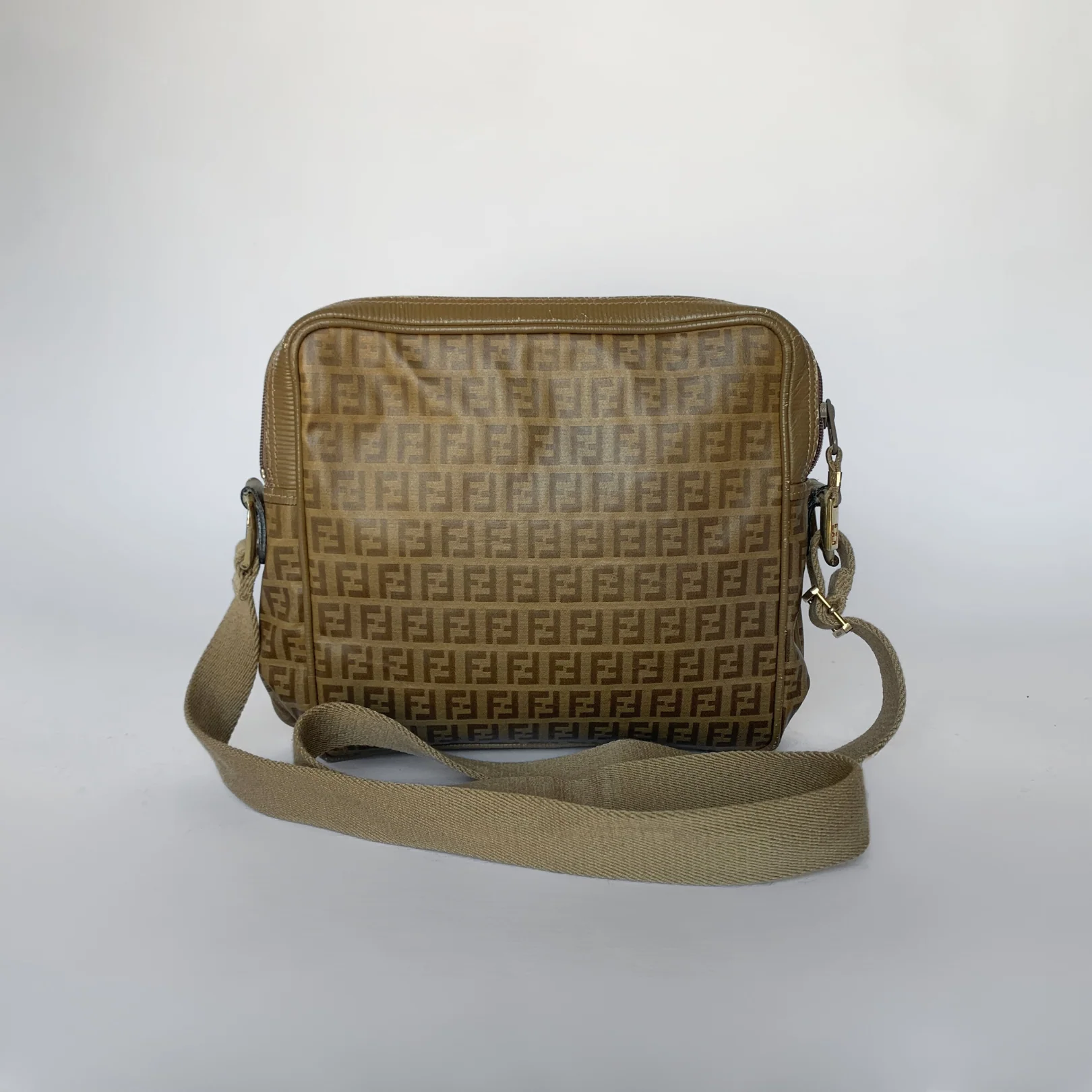 Fendi FF Crossbody Bag PVC - Image 4