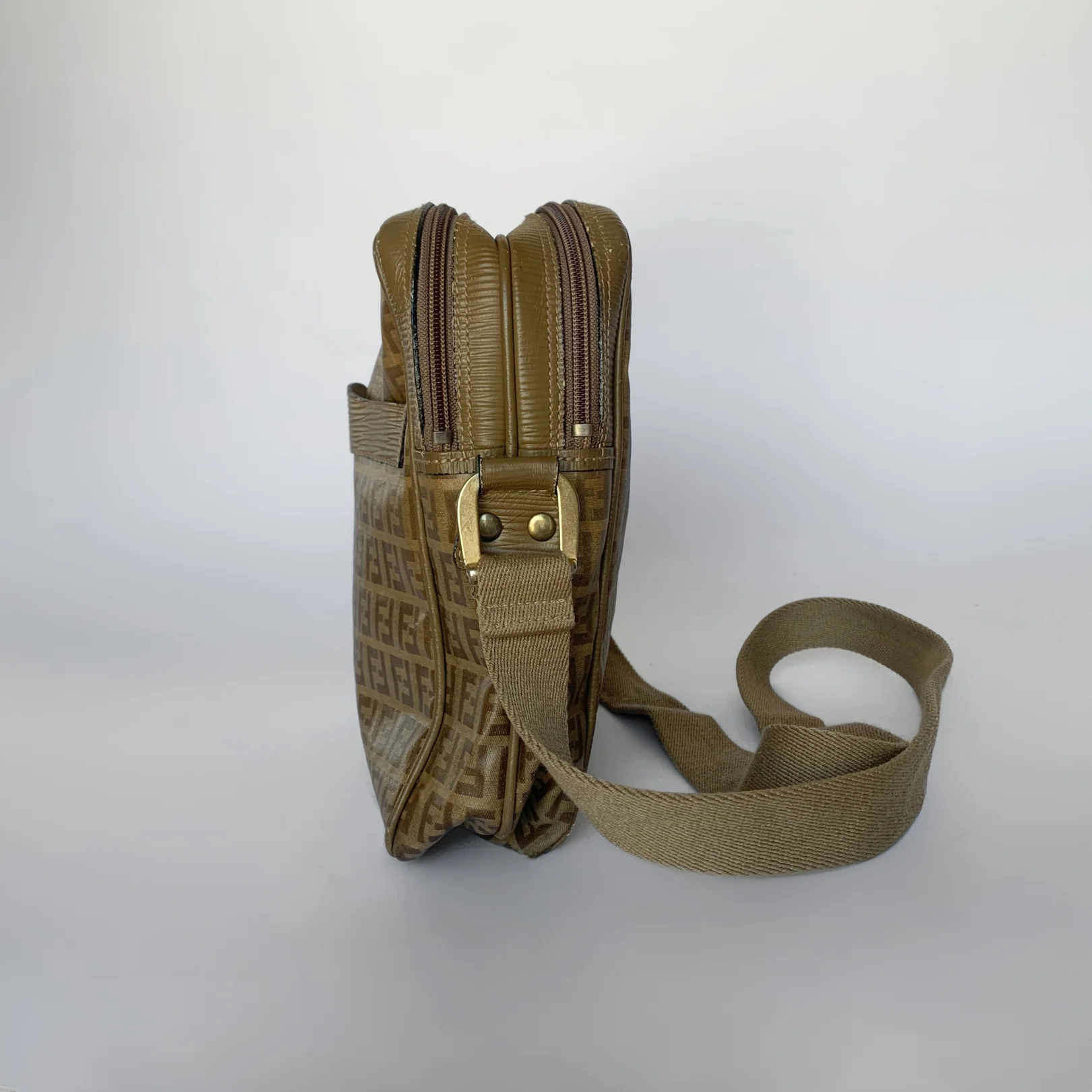 Fendi FF Crossbody Bag PVC - Image 5