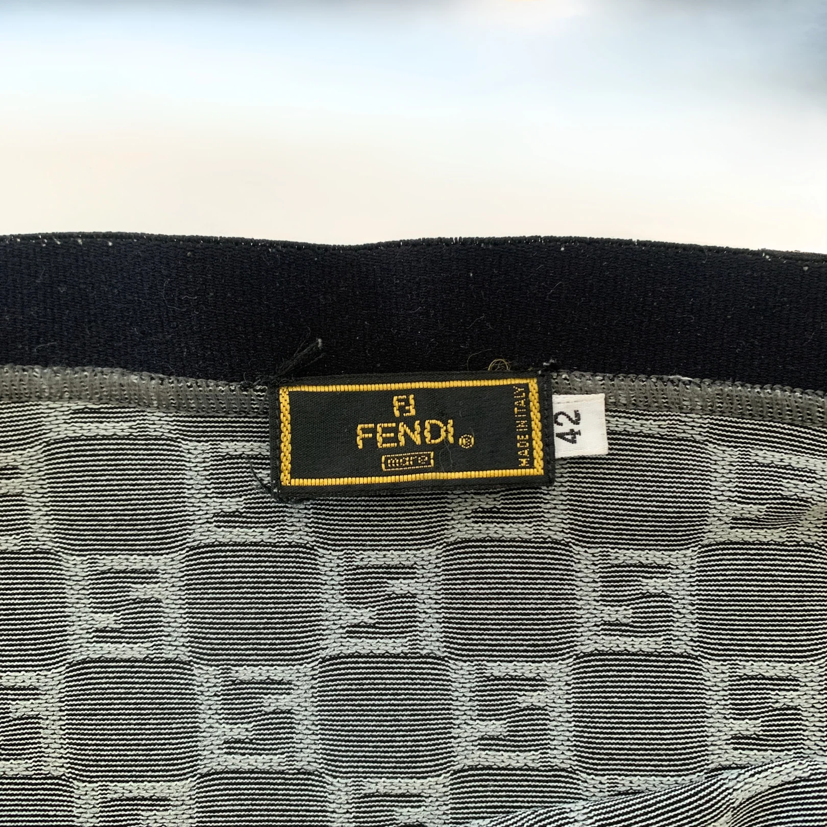 Fendi FF Logo Skirt Polyamide & Nylon - Image 6