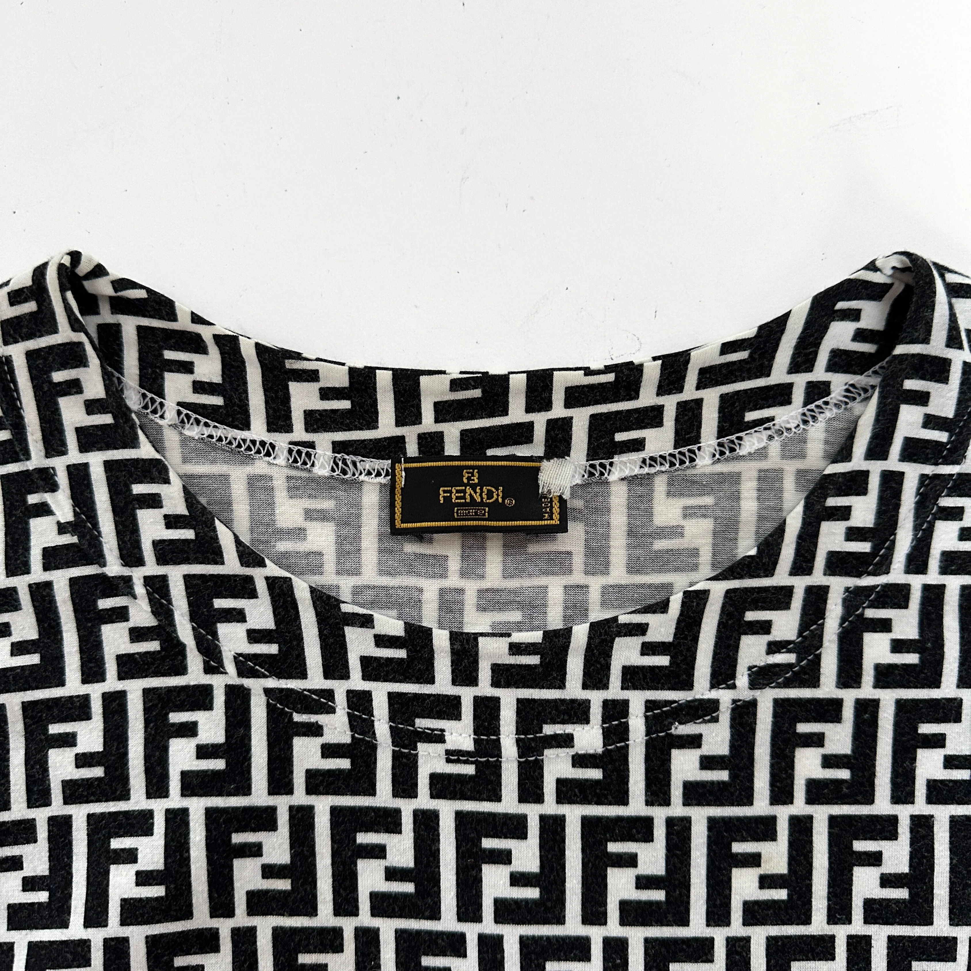 Fendi Logo T-Shirt Cotton - Image 4