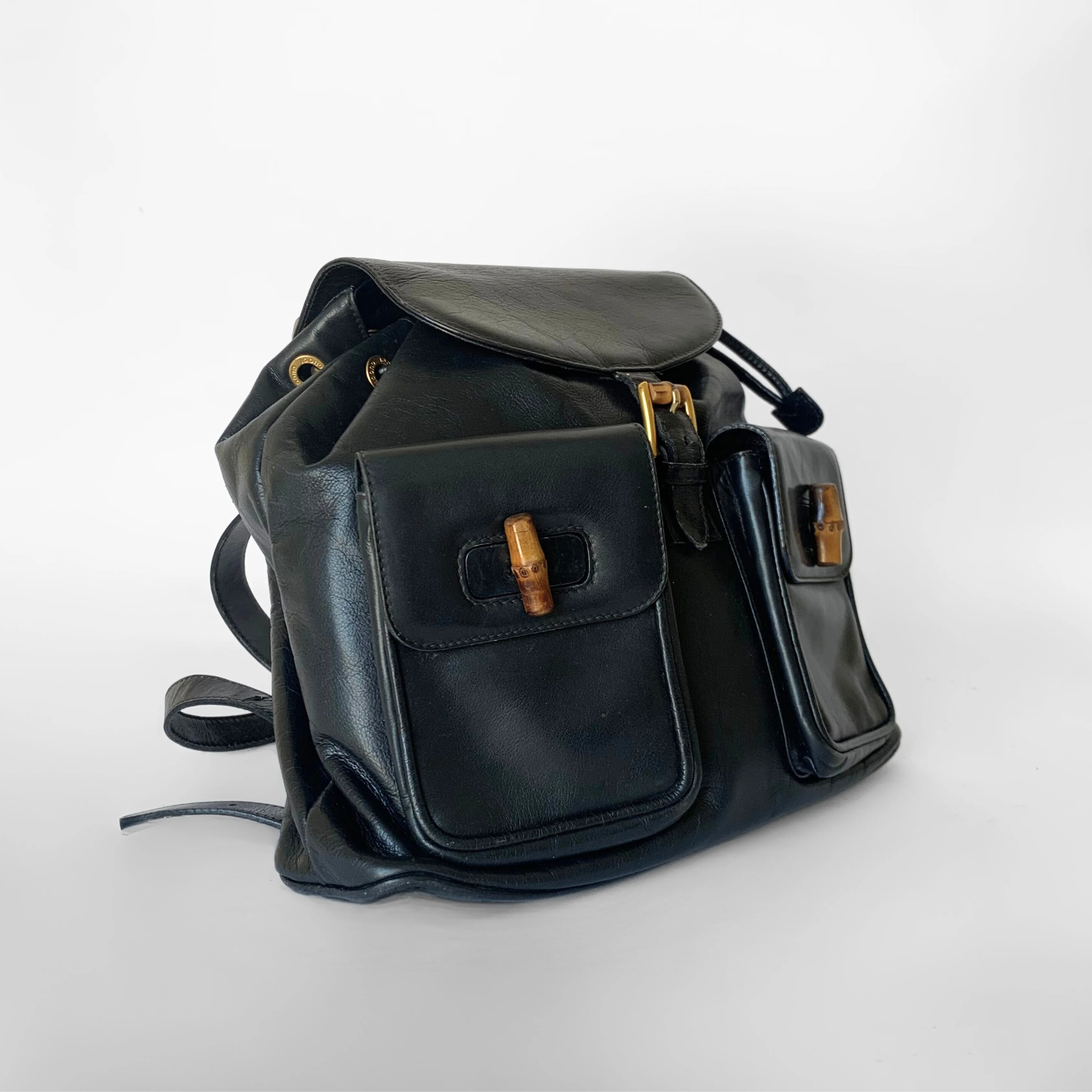 Gucci Bamboo Backpack Large Leather - Image 3