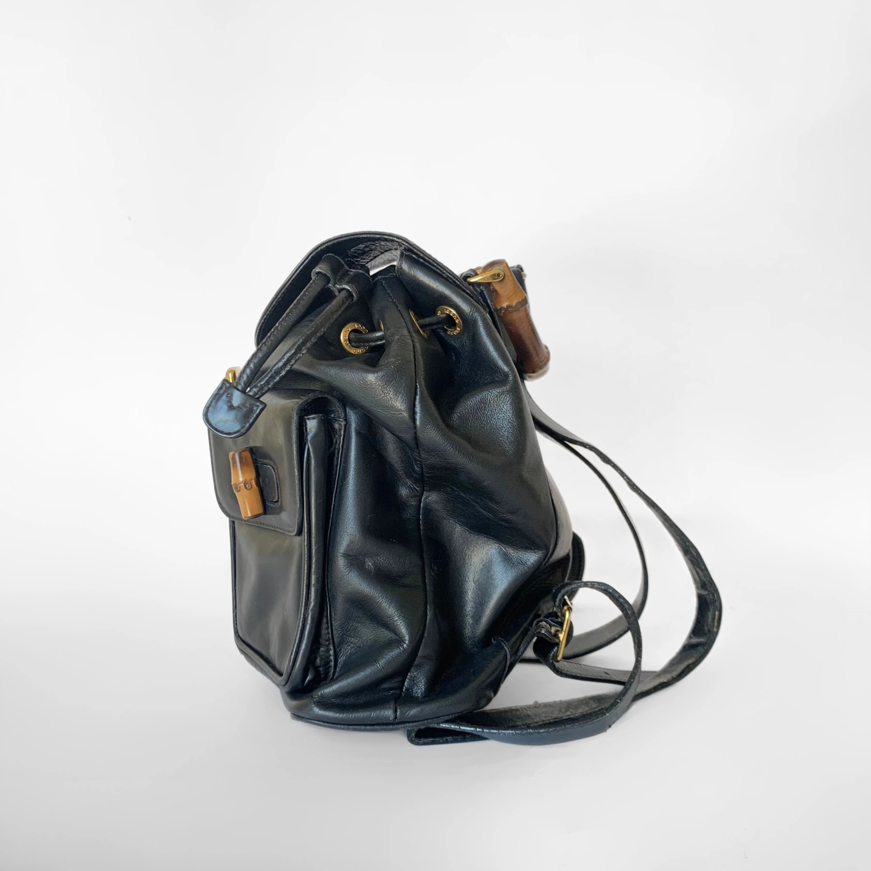Gucci Bamboo Backpack Large Leather - Image 4