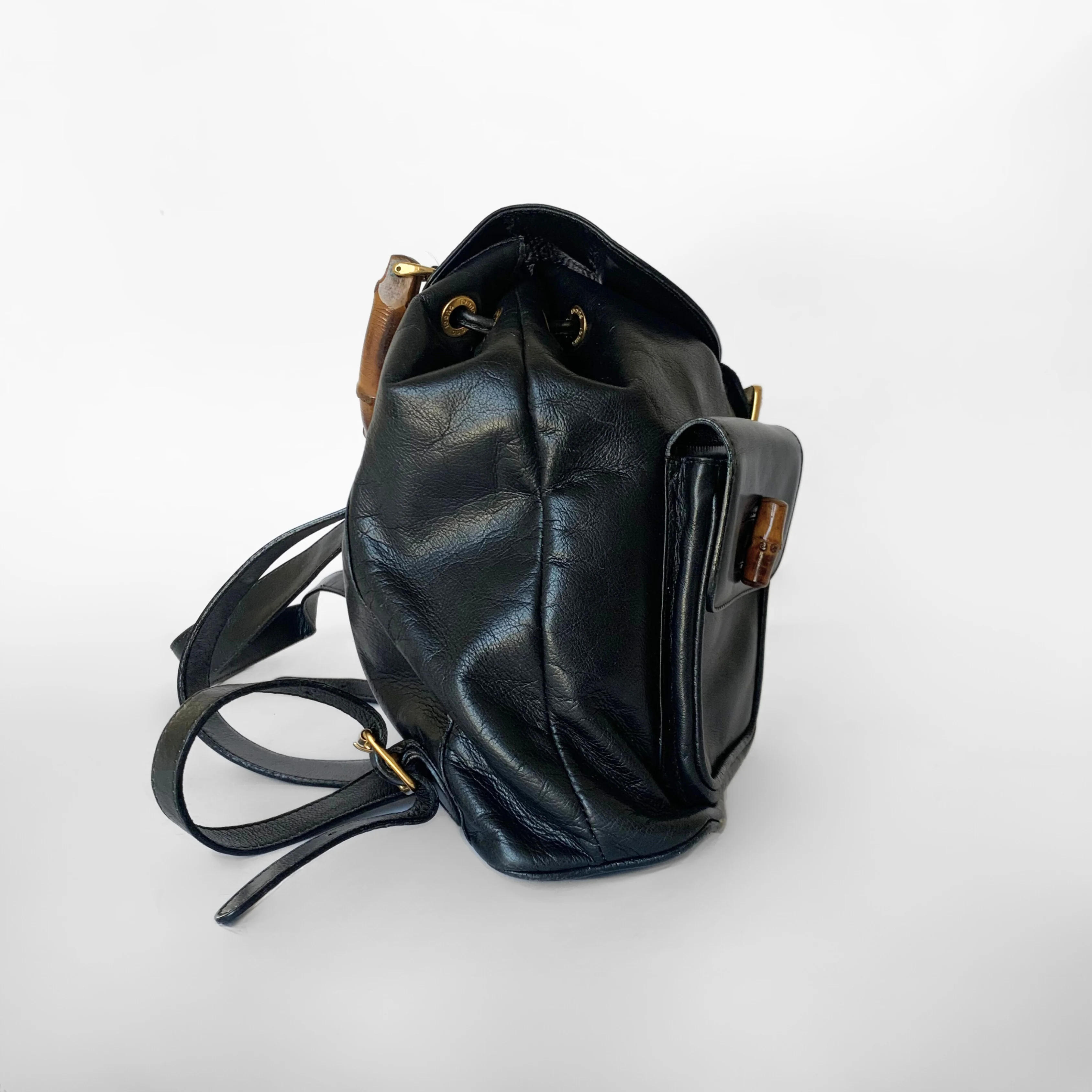 Gucci Bamboo Backpack Large Leather - Image 5