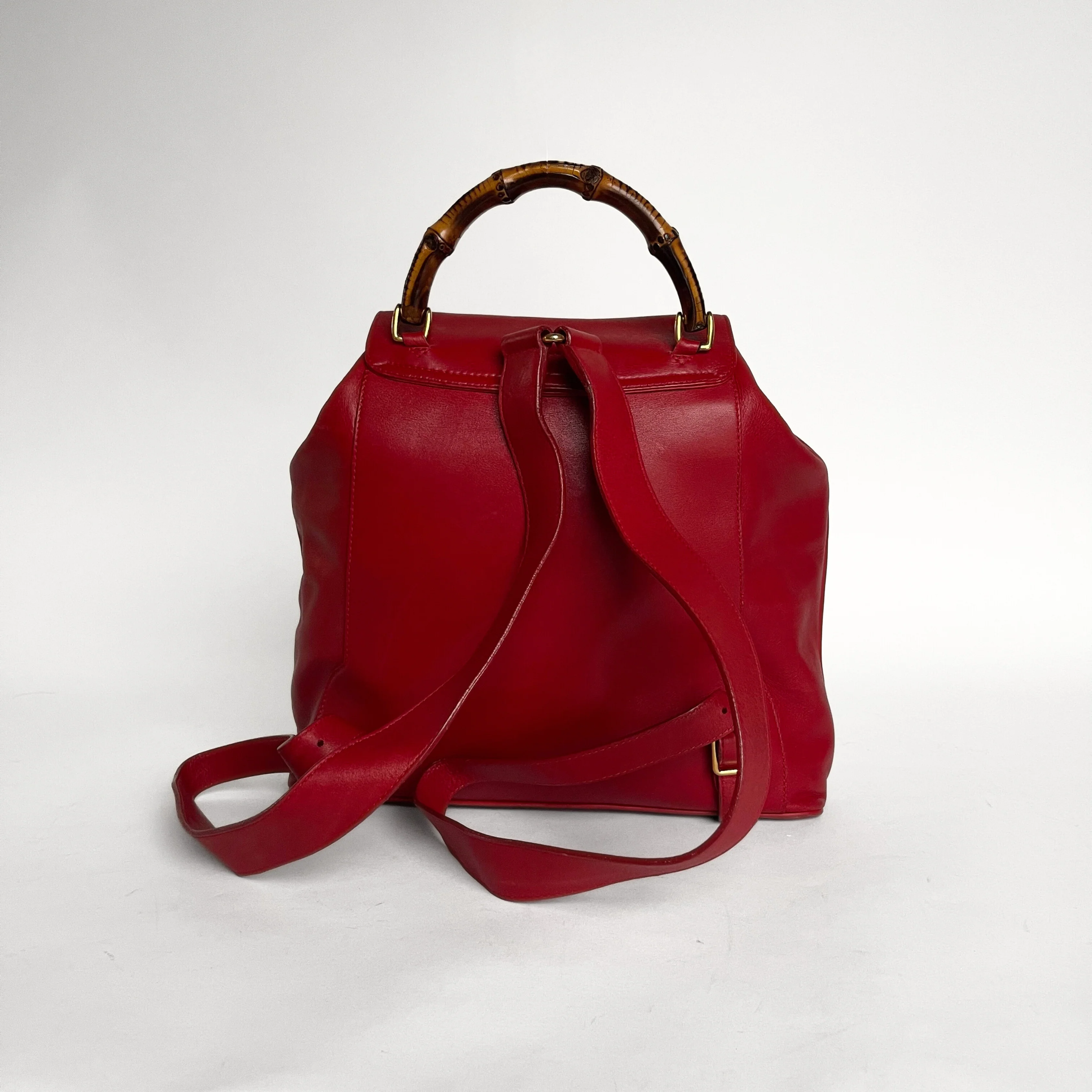 Gucci Bamboo Backpack Large Leather - Image 4