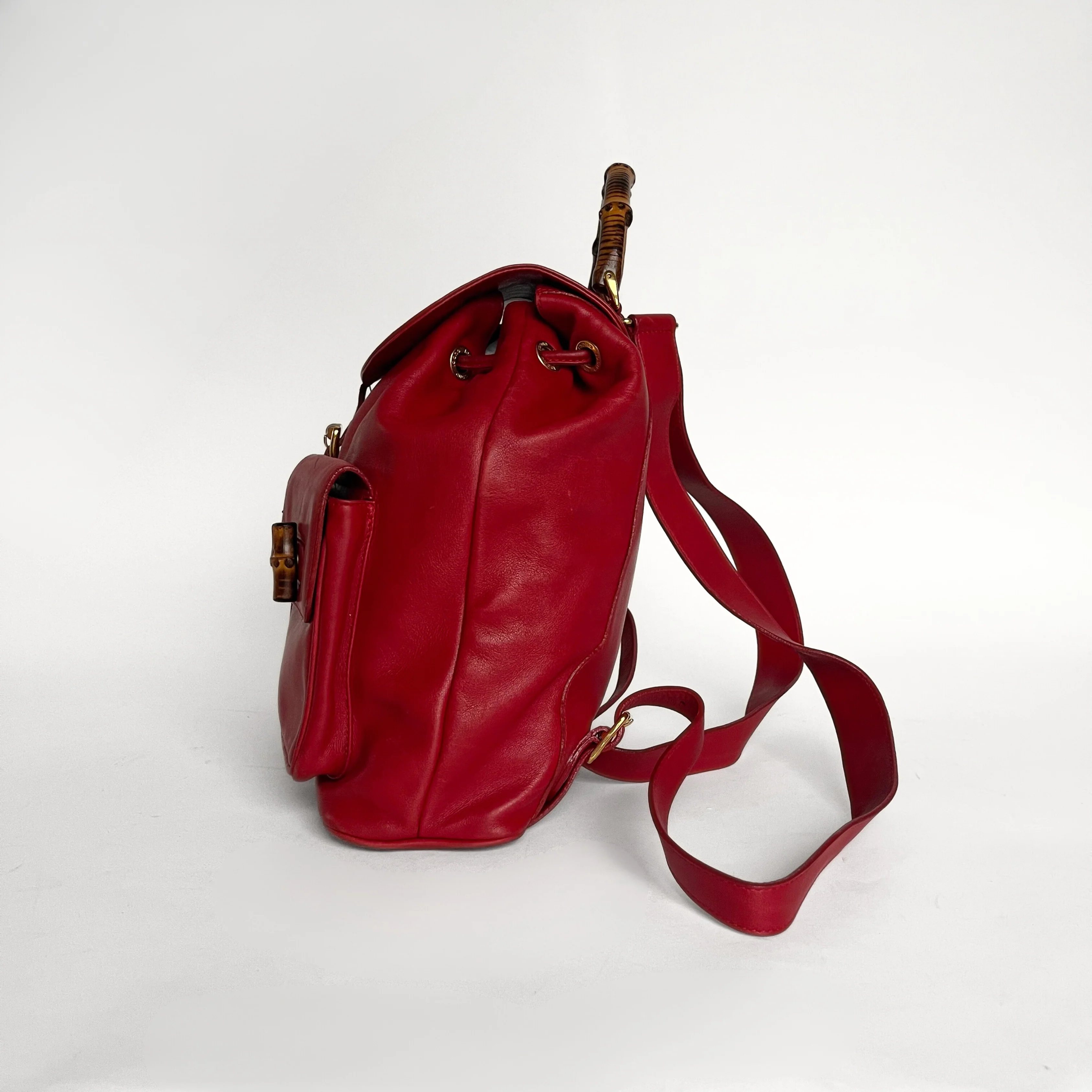 Gucci Bamboo Backpack Large Leather - Image 5