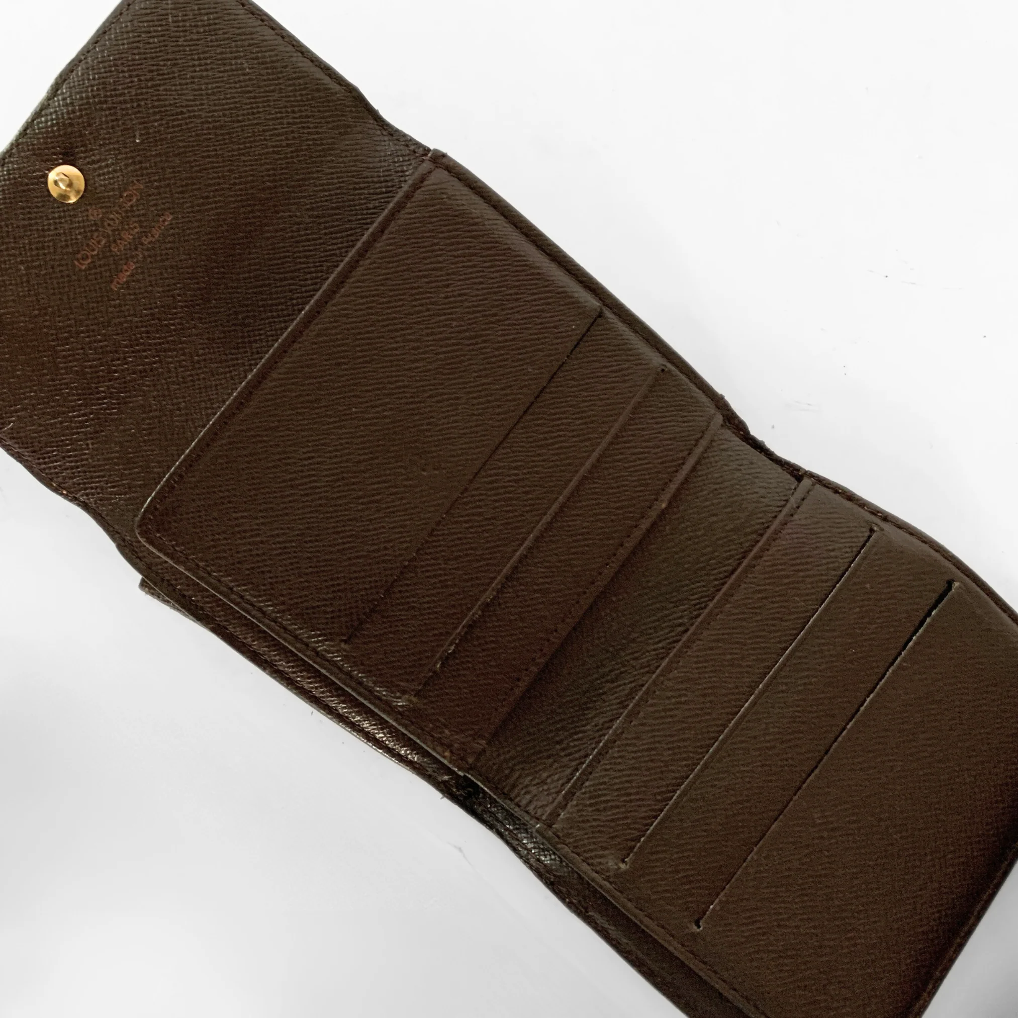 Louis Vuitton Elise Wallet Damier Ebene Canvas - Image 7
