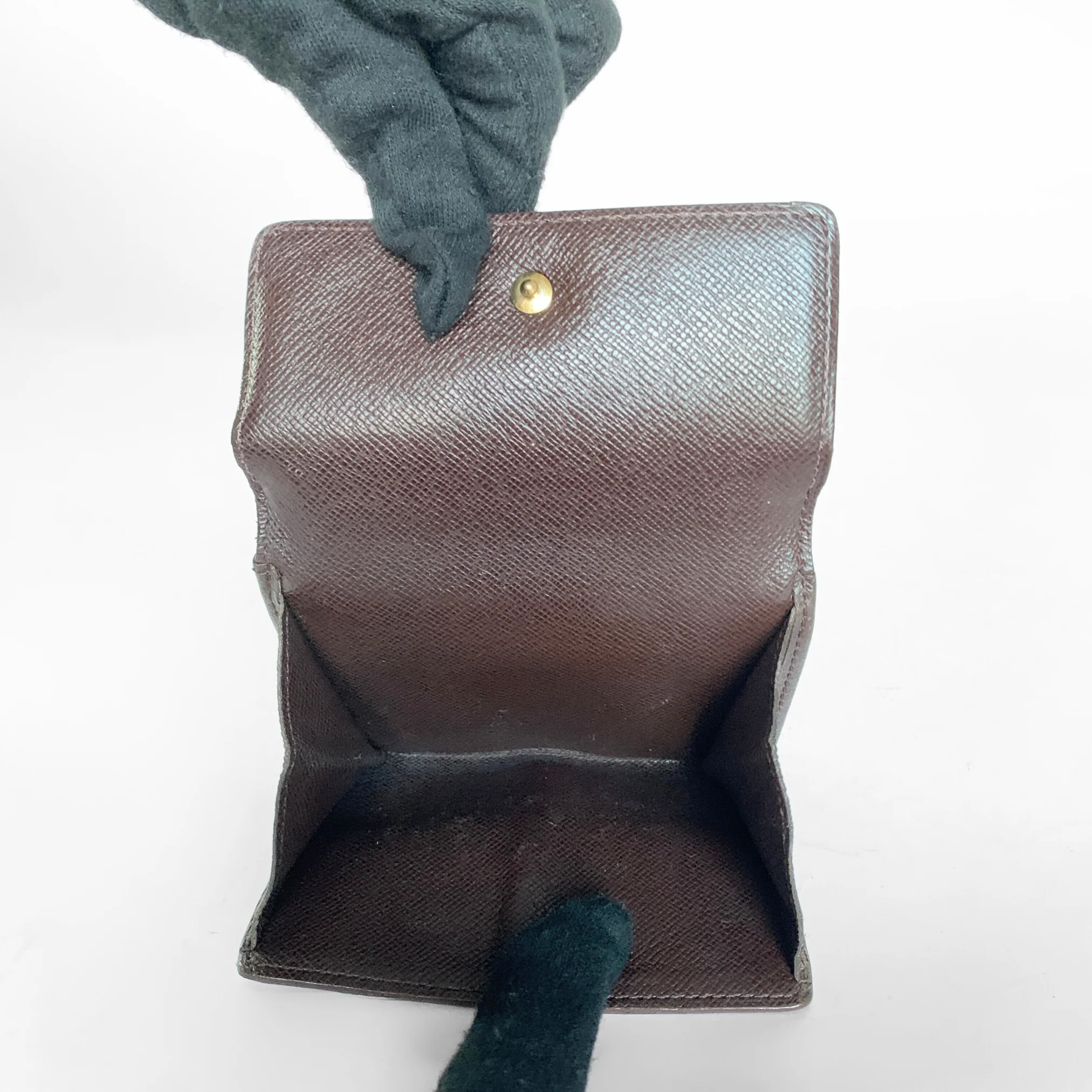 Louis Vuitton Elise Wallet Damier Ebene Canvas - Image 8
