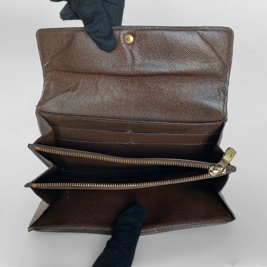 Louis Vuitton Wallet Large Damier Ebene Canvas - Image 7
