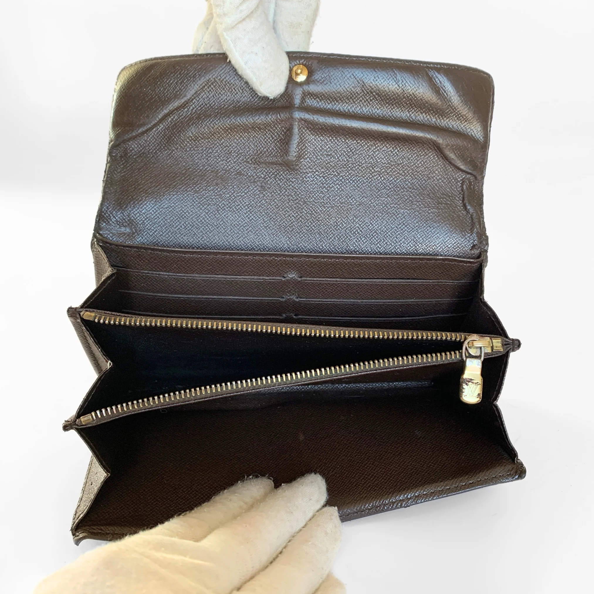 Louis Vuitton Wallet Large Damier Ebene Canvas - Image 8